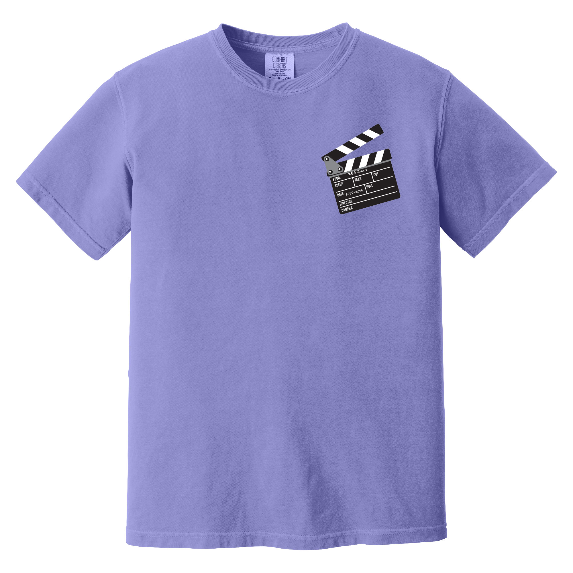 Short Sleeve Violet Front
