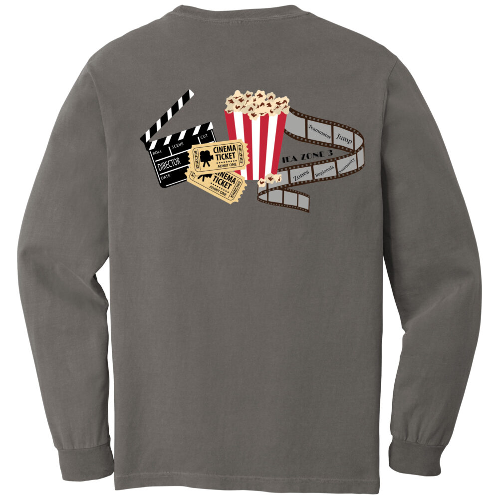 Long Sleeve Grey Back