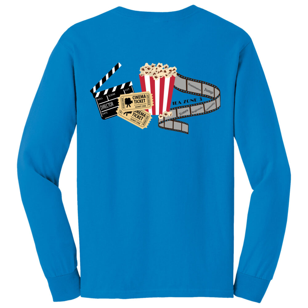 Long Sleeve Sapphire Back