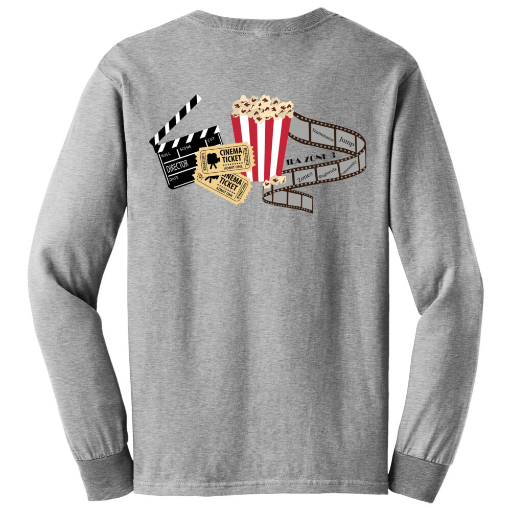 Long Sleeve Sport Grey Back