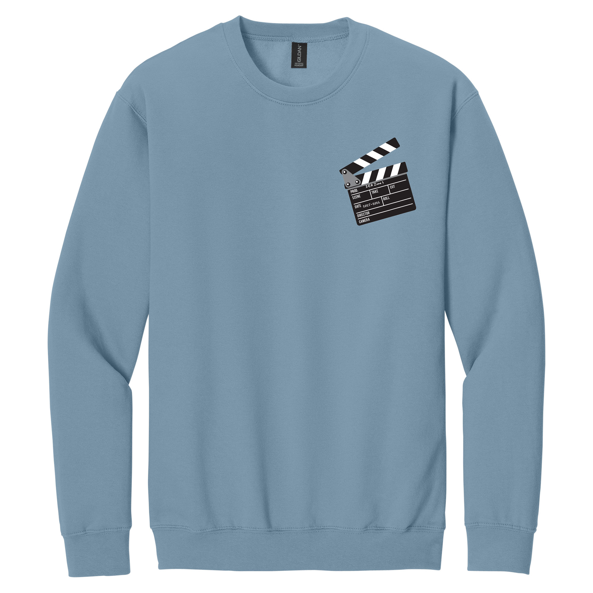 Crewneck Sweatshirt Stone Blue Front