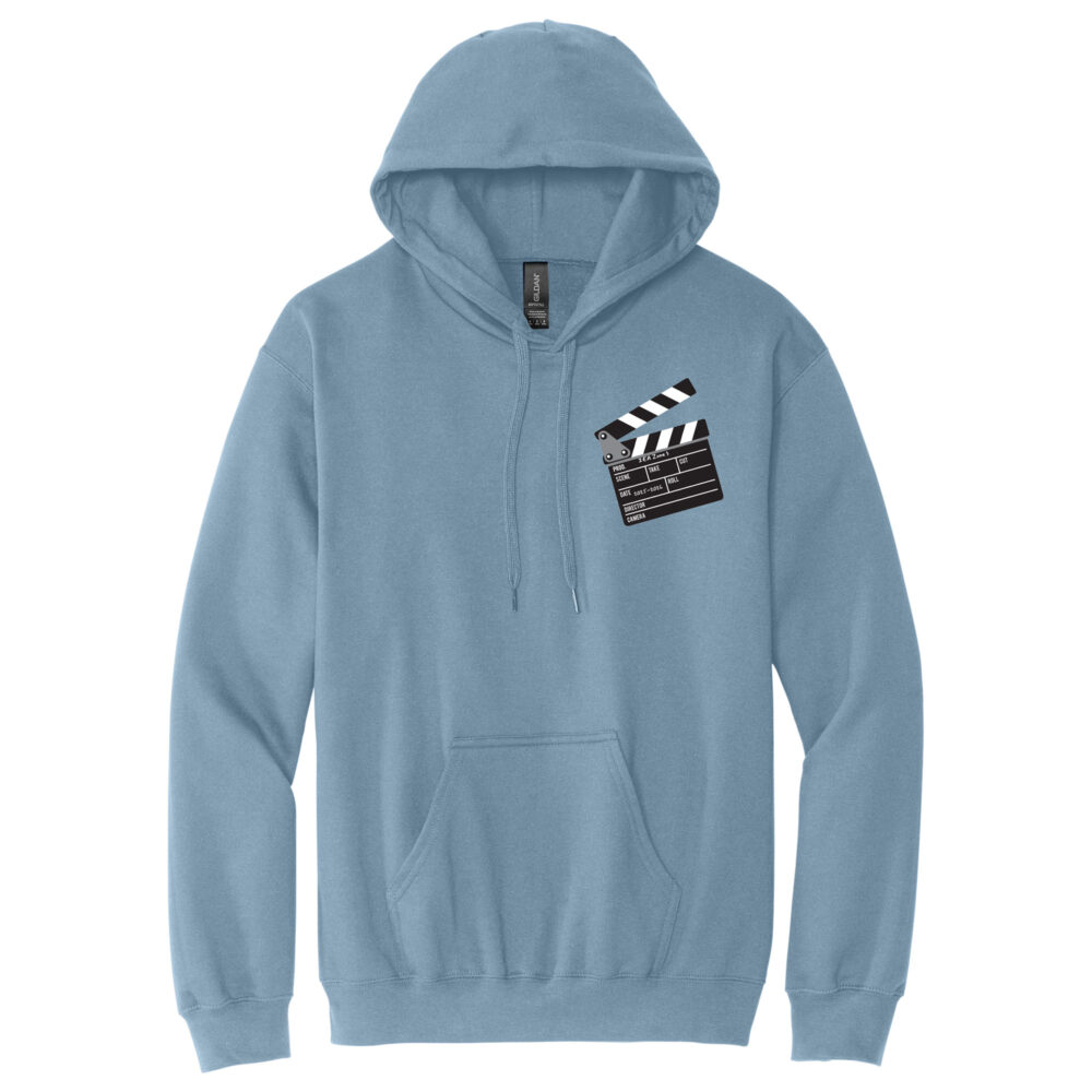 Hoodie Stone Blue Front